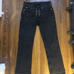 Zara Lace Up Jeans
